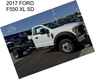 2017 FORD F550 XL SD