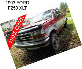 1993 FORD F250 XLT