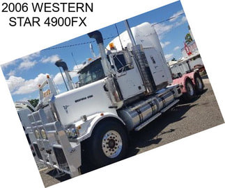 2006 WESTERN STAR 4900FX