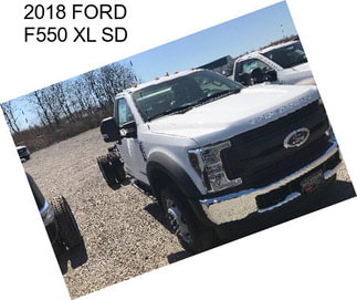 2018 FORD F550 XL SD