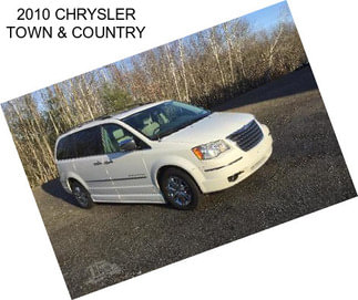 2010 CHRYSLER TOWN & COUNTRY