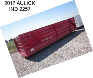 2017 AULICK IND 2257