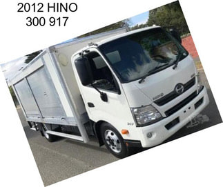 2012 HINO 300 917