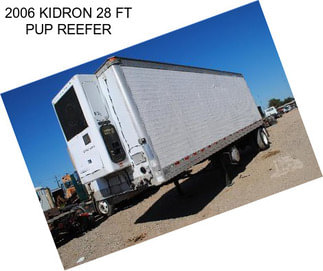 2006 KIDRON 28 FT PUP REEFER