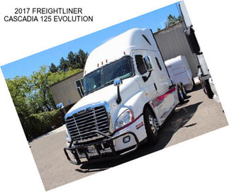 2017 FREIGHTLINER CASCADIA 125 EVOLUTION