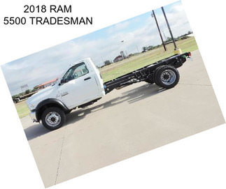 2018 RAM 5500 TRADESMAN