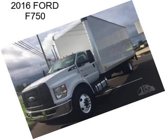 2016 FORD F750