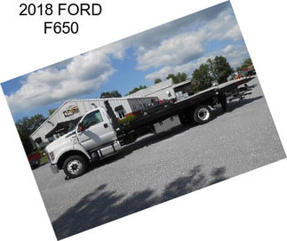 2018 FORD F650