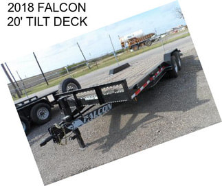 2018 FALCON 20\' TILT DECK