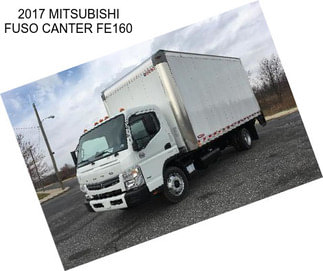 2017 MITSUBISHI FUSO CANTER FE160