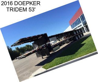 2016 DOEPKER TRIDEM 53\'