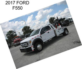 2017 FORD F550