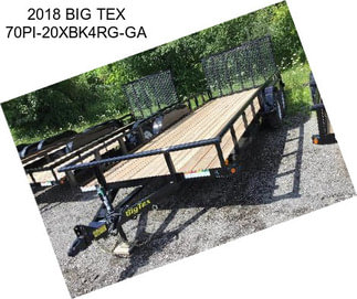 2018 BIG TEX 70PI-20XBK4RG-GA