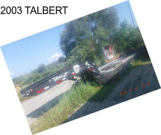 2003 TALBERT