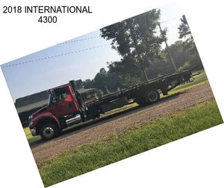 2018 INTERNATIONAL 4300