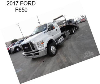 2017 FORD F650