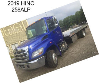 2019 HINO 258ALP