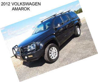 2012 VOLKSWAGEN AMAROK