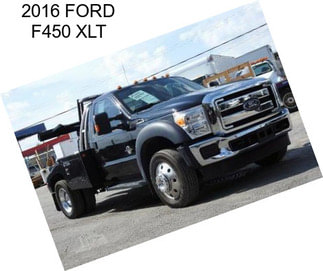 2016 FORD F450 XLT