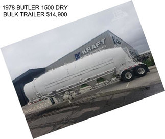 1978 BUTLER 1500 DRY BULK TRAILER $14,900