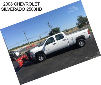 2008 CHEVROLET SILVERADO 2500HD