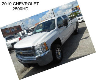 2010 CHEVROLET 2500HD