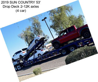2019 SUN COUNTRY 53\' Drop Deck 2-12K axles (4 car)