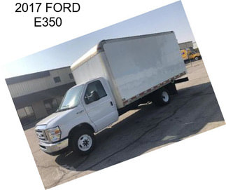 2017 FORD E350