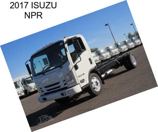 2017 ISUZU NPR