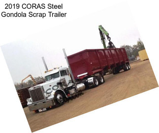 2019 CORAS Steel Gondola Scrap Trailer