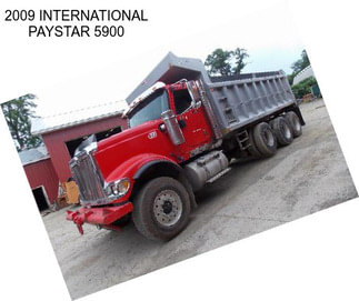 2009 INTERNATIONAL PAYSTAR 5900