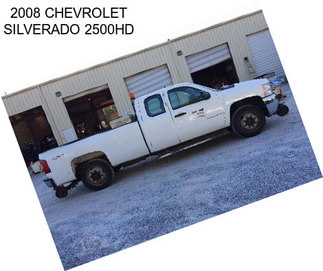 2008 CHEVROLET SILVERADO 2500HD