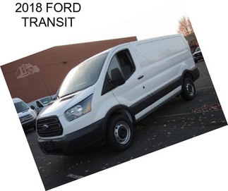 2018 FORD TRANSIT