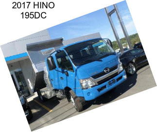 2017 HINO 195DC