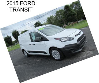 2015 FORD TRANSIT