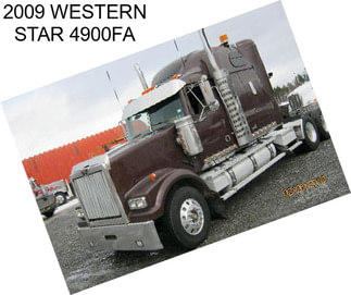 2009 WESTERN STAR 4900FA