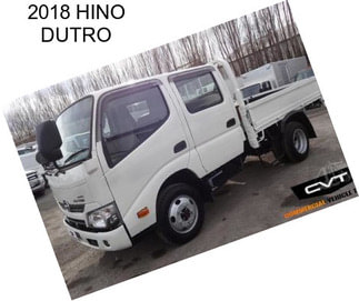 2018 HINO DUTRO