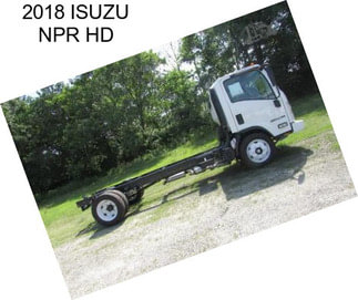 2018 ISUZU NPR HD