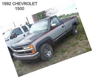 1992 CHEVROLET 1500