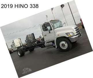 2019 HINO 338