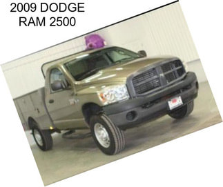 2009 DODGE RAM 2500