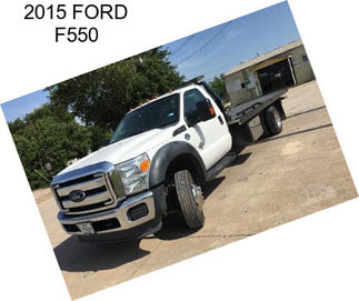 2015 FORD F550