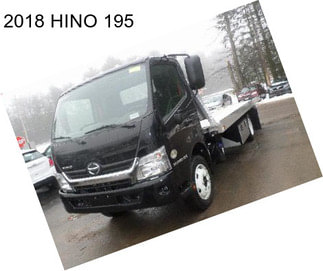 2018 HINO 195