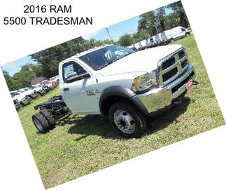 2016 RAM 5500 TRADESMAN