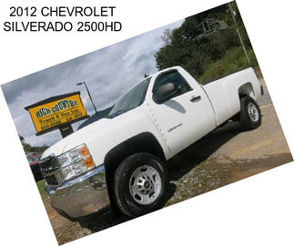 2012 CHEVROLET SILVERADO 2500HD