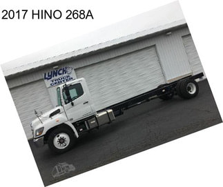 2017 HINO 268A