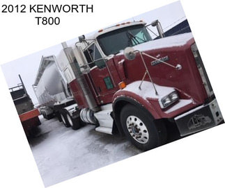 2012 KENWORTH T800