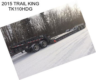 2015 TRAIL KING TK110HDG