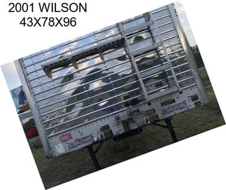 2001 WILSON 43X78X96