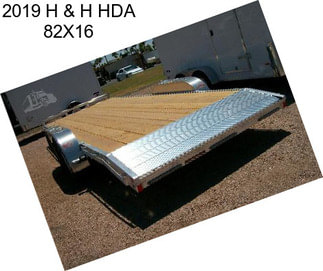 2019 H & H HDA 82X16